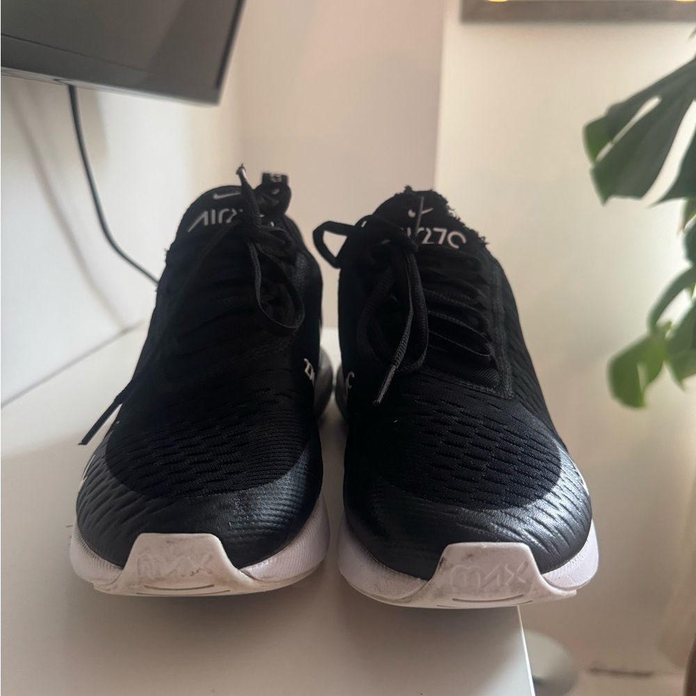 Nike Black and White Air Max Sneakers 270’s
